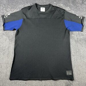 ADIDAS ORIGINALS BY MASTERMIND Men's SIZE Large Black Blue Skull T-SHIRT Mesh